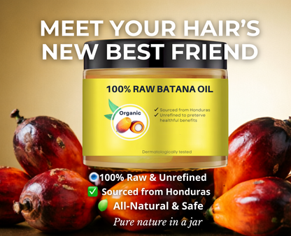 100% Raw Batana Hair Growth Oil