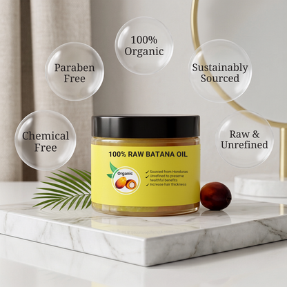 100% Raw Batana Hair Growth Oil (5.3 fl oz / 120g)